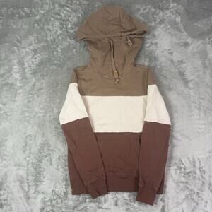 Tentree colorblock striped casual athleisure hoodie womens XS